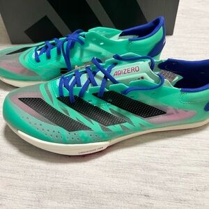 adidas Adizero Ambition Track Spikes, Women’s size 9/Men’s size 8
